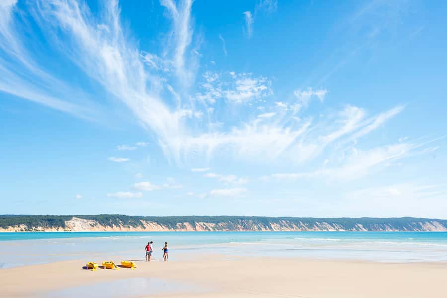 Rainbow Beach: 4WD Beach Drive Adventure and Surf Lesson - The 4WD Great Sandy National Park drive is half the story