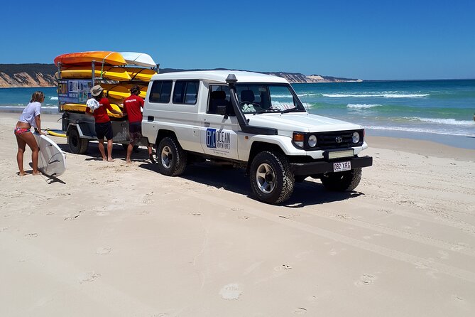 Rainbow Beach: Dolphin & Wildlife Ocean Kayak & Beach 4WD Tour - Timing and fitness: who this tour suits best
