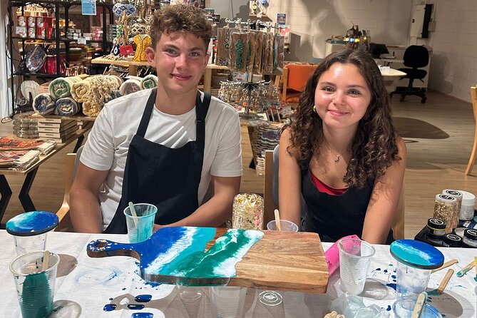Resin Art Classes Melbourne: Cheeseboards & Coasters - A 6pm Resin Workshop in Central Melbourne