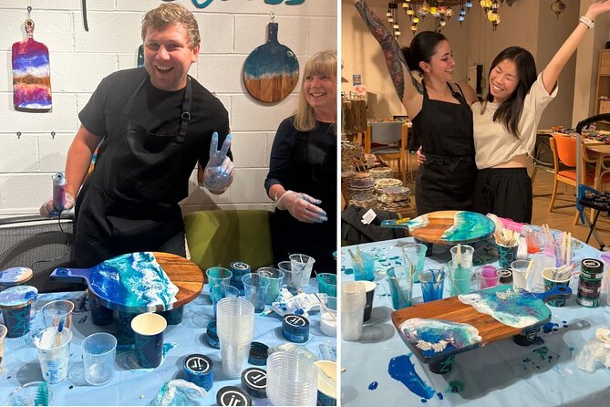Resin Art Classes Melbourne: Cheeseboards & Coasters - How the Instructor’s Help Makes the Difference