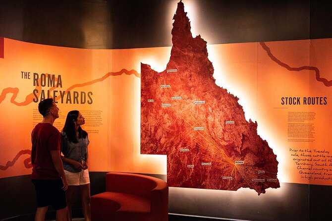 Roma Revelation Tour Experience - The morning flow: saleyards, sculptures, bottle tree, and a Big RIG moment