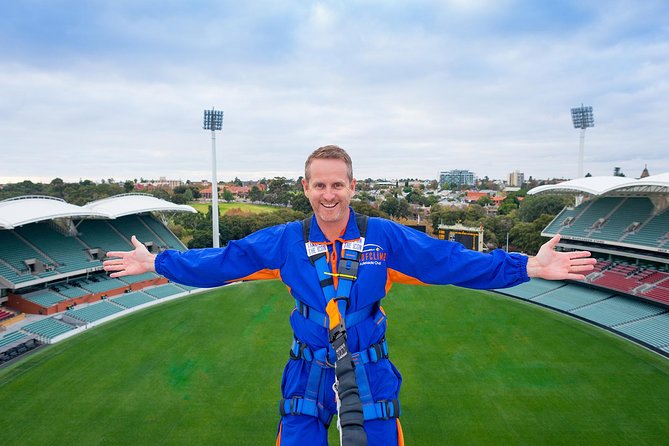 RoofClimb Adelaide Oval Experience - A RoofClimb ticket means 50 metres of Adelaide views
