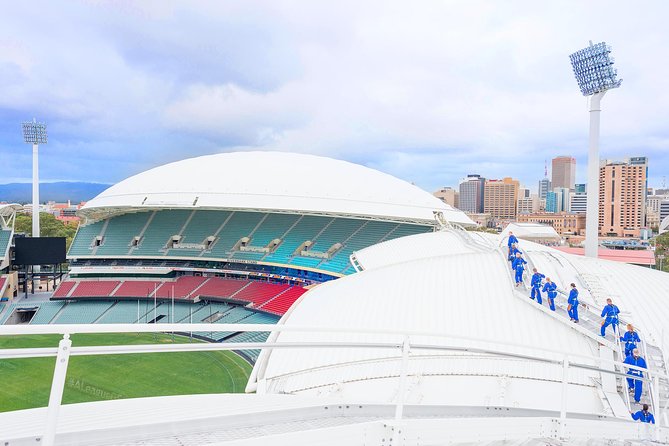 RoofClimb Adelaide Oval Experience - Suit up and get briefed before you go up