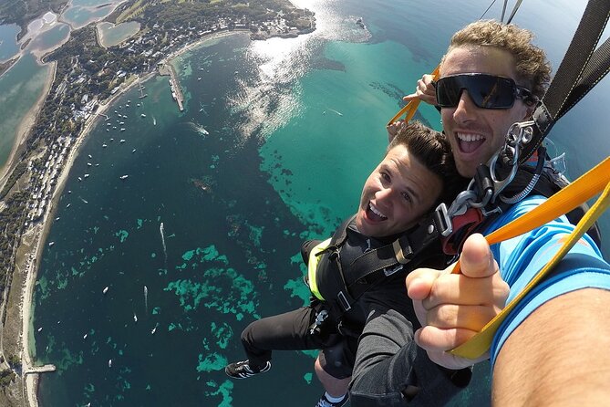 Rottnest Skydive + Hillarys Ferry package - The free-fall moment: up to 66 seconds, with a real instructor beside you