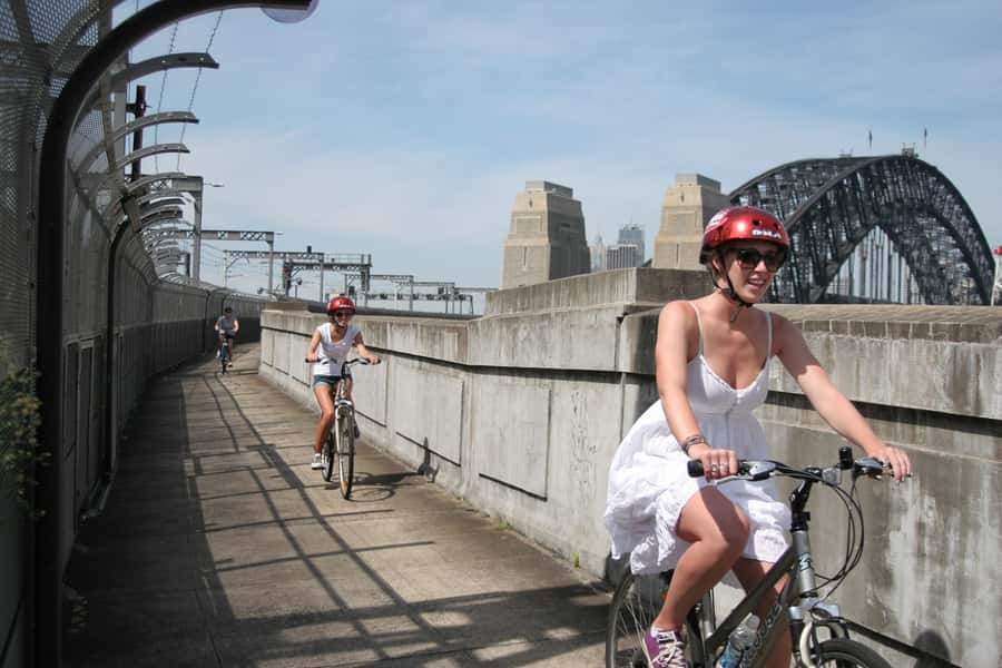 Scenic Sydney Harbour Bridge Bicycle Ride - From The Rocks to the Bridge: where the day really starts