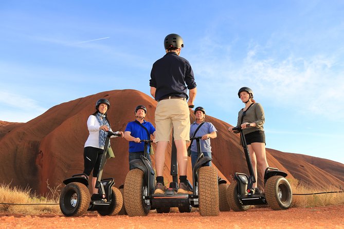 Segway the FULL base of Uluru - The 5-hour rhythm: pickup, training, sunrise, and Mutitjulu