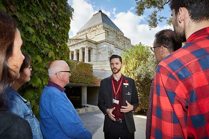 Shrine of Remembrance Cultural Guided Tour in Melbourne - Sanctuary and bronze doors: the Ray of Light moment