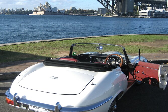 Six-Bridges-of-Sydney-Vintage-Car-Ride-Experience - Crossing the Harbour Bridge for Opera House-style views