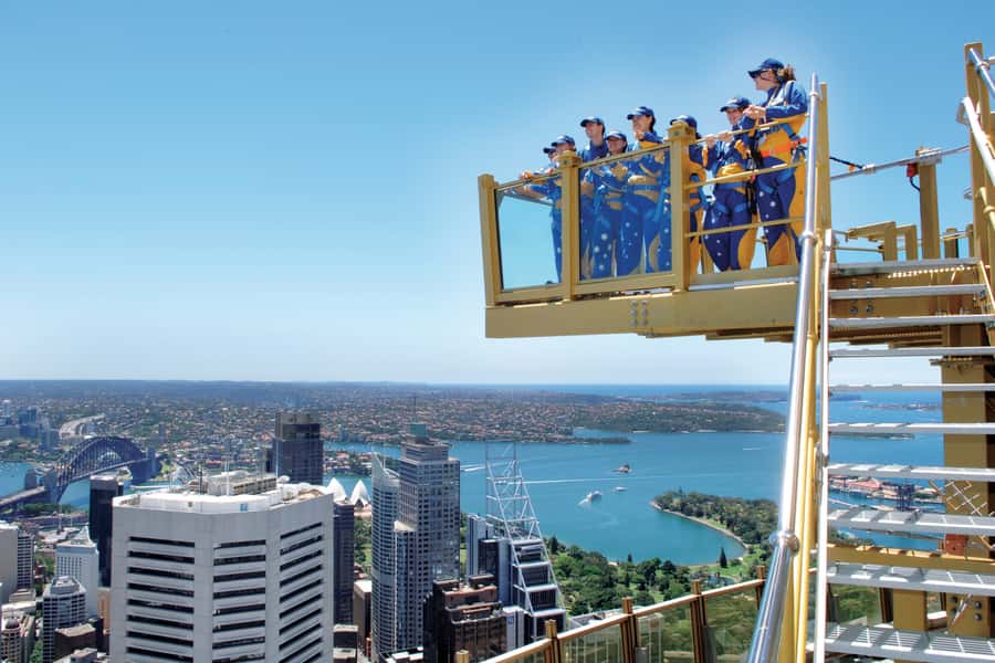 Skywalk at The Sydney Tower Eye: Ticket & Tour - Meet the sights: Darling Harbour, Sydney CBD, and landmarks from above
