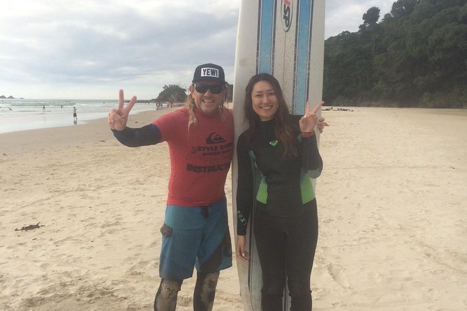 Style Surfing Byron Bay - Surf Lesson Basics at Clarkes Beach (Where the Session Starts)