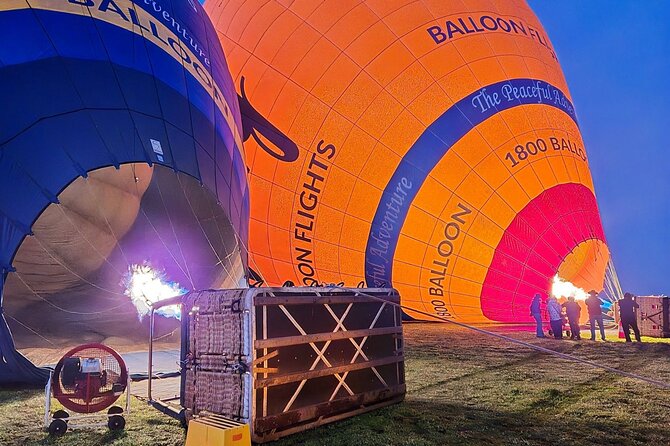 Sunrise Hot Air Balloon Flight over Yarra Valley + Breakfast - After landing: packing up and continental breakfast at Rochford Wines