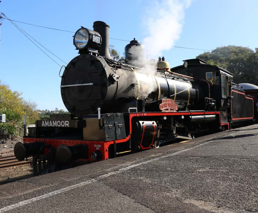Sunshine Coast: VIP Booth Shared Mary Valley Rattler - Arriving at Gympie Station: more than just a departure point