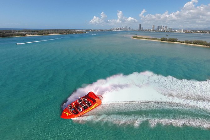 Surfers Paradise, Gold Coast Jet Boat Ride: 55 Minutes - The Route: Broadwater Sights Like Southport, SeaWorld, and the Versace Hotel