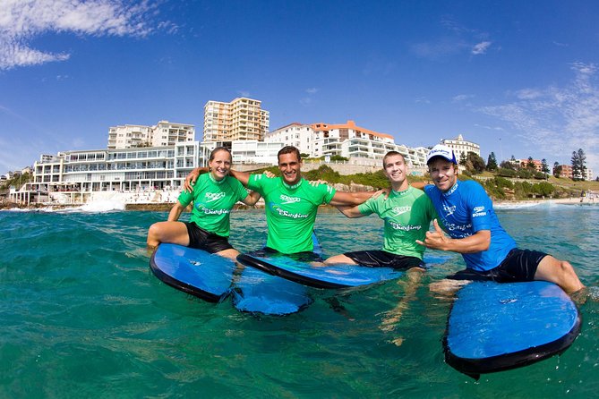 Surfing Lessons on Sydney's Bondi Beach - Gear fitting and sand practice: where beginners gain confidence