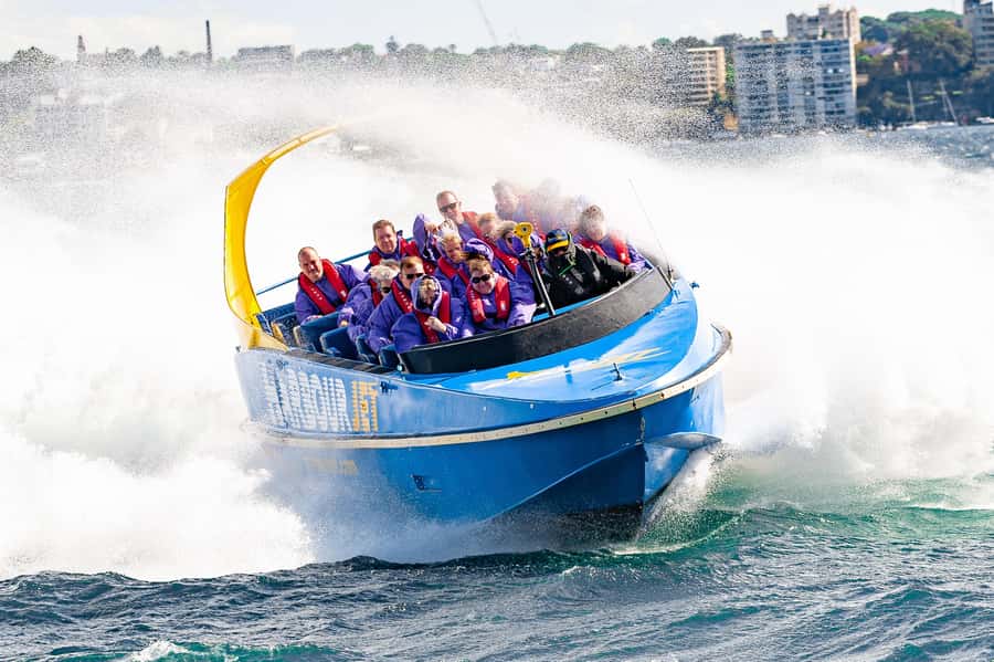 Sydney: 30-Minute Jet Boat Ride from Darling Harbour - Darling Harbour to Cockle Bay Wharf: where your adrenaline starts