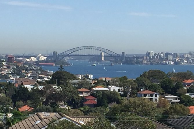 Sydney City, Harbour & Bondi Private Tour, with Airport pick up or drop off - Harbour Bridge and Lavender Bay: the “morning tea with views” stop