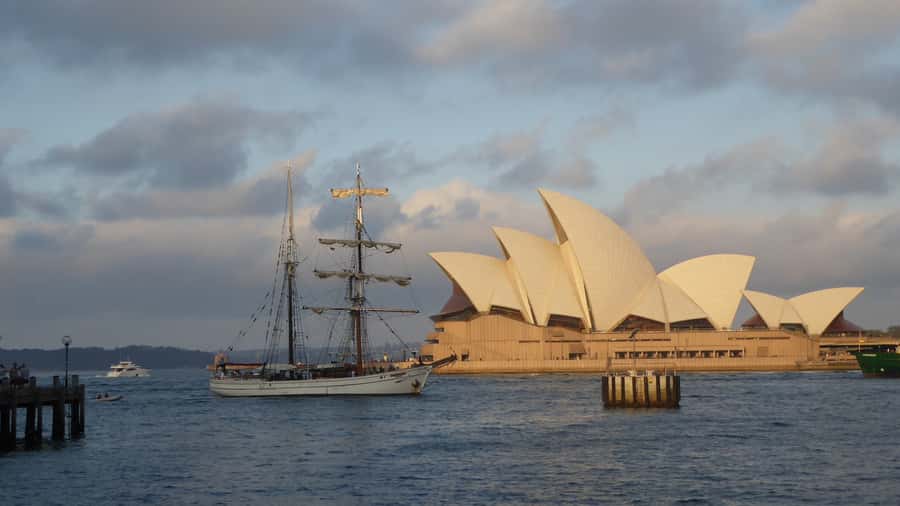 Sydney: Harbor Sunset Cruise with Dinner - Finding Campbell’s Cove and stepping onto the tall ship