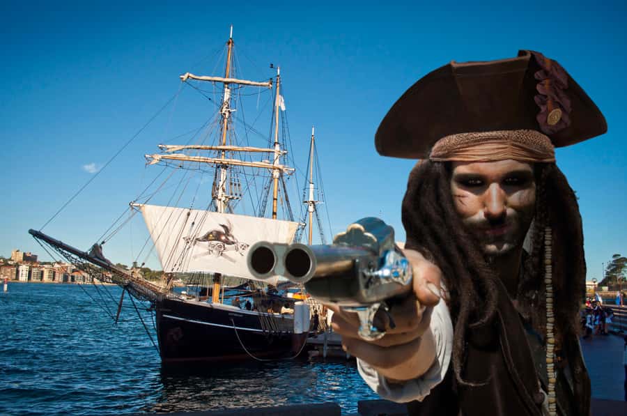 Sydney Harbor: Theatrical Pirates Cruise - Hands-on sailing: sails, mast work, and steering moments