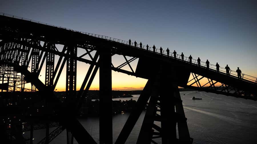 Sydney Harbour BridgeClimb: Summit Twilight - Twilight Views: Opera House, Darling Harbour, and the City After Sunset
