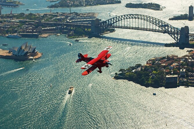 Sydney Harbour Joy Flight in the Pitts Special - What you can expect to see: Opera House and Harbour Bridge from above