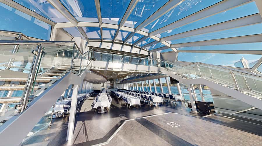Sydney Harbour Lunch Cruise: 360° Glass Boat Views & Buffet - FAQ