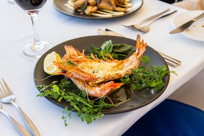 Sydney Harbour Progressive Long Lunch Cruise - Balmoral Beach main course at the Public Dining Room