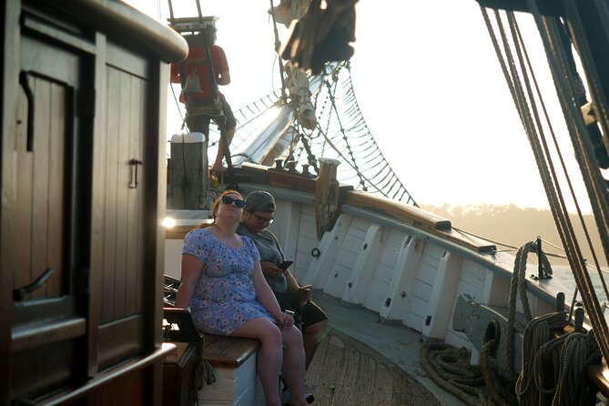 Sydney Harbour Tall Ship Wine & Canapes Evening Cruise - A 5:30 pm Harbour Sunset That Keeps the Night Moving