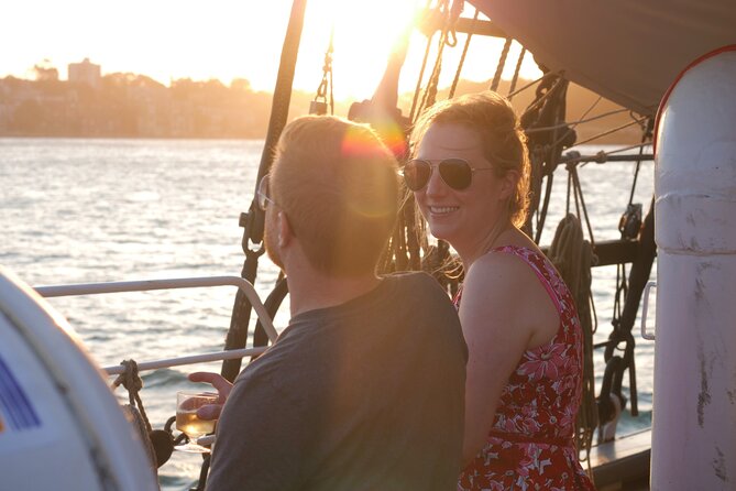 Sydney Harbour Tall Ship Wine & Canapes Evening Cruise - The Sail-by Route: Opera House, Bridge, Luna Park, and the Rest