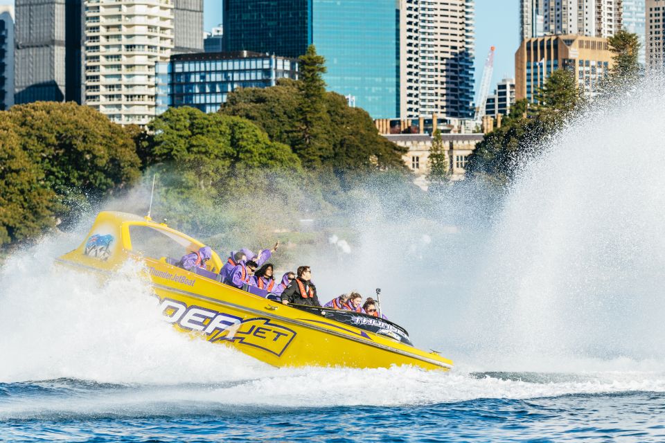 Sydney Harbour: Thunder Thrill Jet Boat Ride - The sights you get at speed: Opera House, Harbour Bridge, and harbour islands