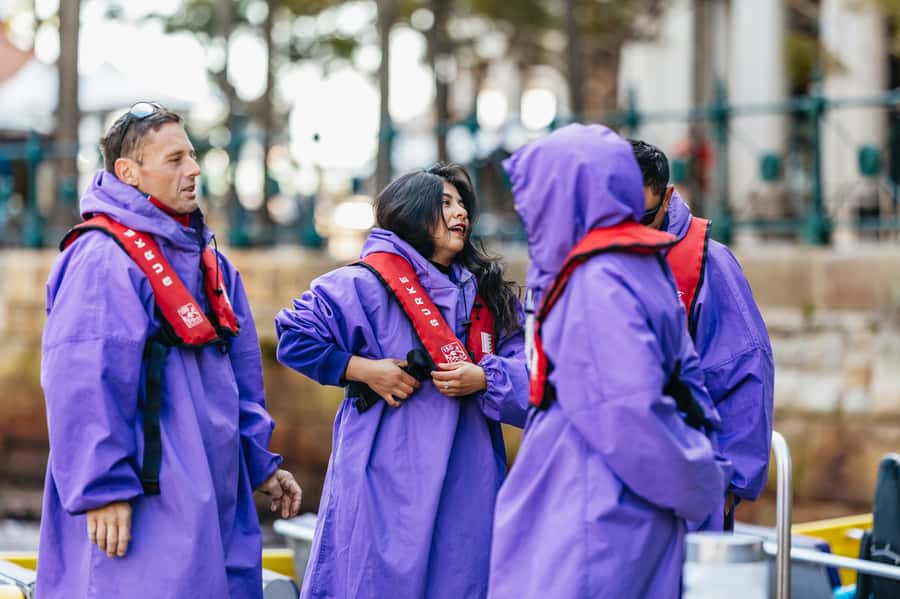 Sydney Harbour: Thunder Thrill Jet Boat Ride - Gear and comfort: life jacket, poncho, lockers, and what to wear