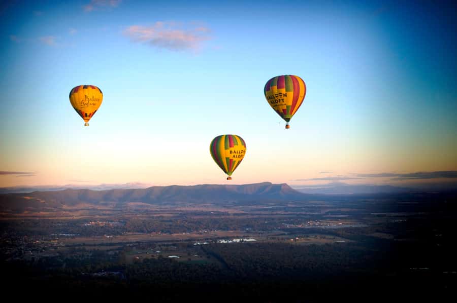 Sydney: Hunter Valley Sunrise Balloon Flight with Transfer - Pre-flight support: standing warm, helping inflate, and following the crew