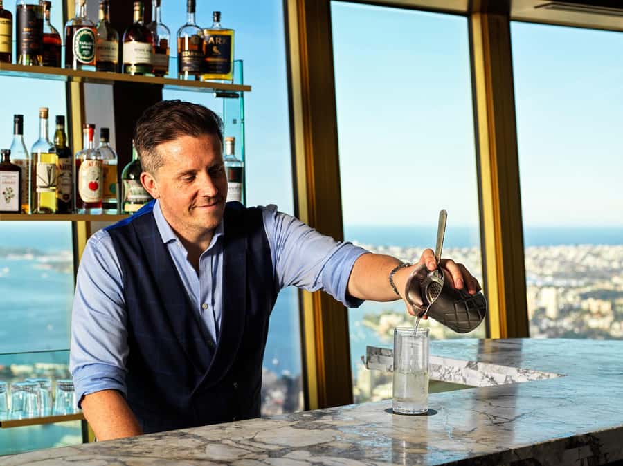 Sydney: Infinity by Mark Best Sydney Tower Dining Experience - Riding Sydney Tower Up: Check-In and Getting Settled