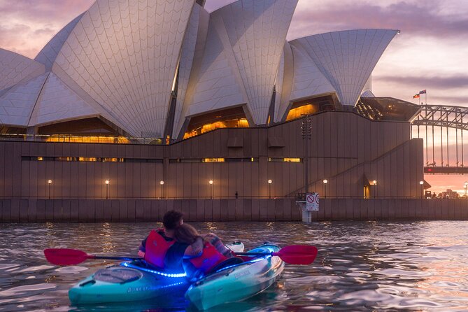 Sydney LED Lit Kayak Tour of the Opera House and Bridge - Sydney Harbour Bridge stop: changing views without the long walk