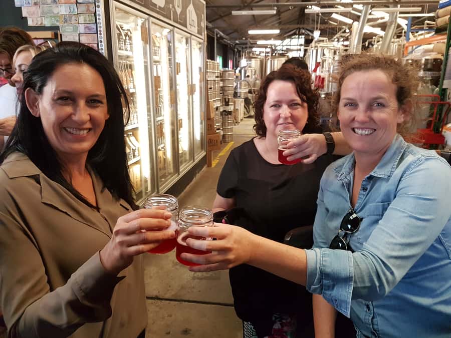 Sydney: Marrickville Breweries Walking Tour - Stockade Brew Co Barrel Room: reclaimed oak, a long bar, and about 200 bourbon barrels