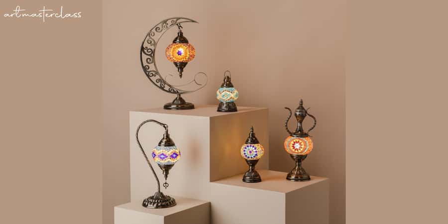 Sydney: Mosaic Art Classes - Turkish Lamp Workshop - Materials and tools included: what you’re provided and why it helps