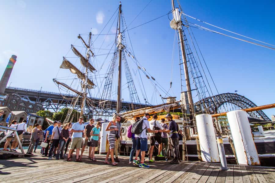 Sydney: Tall Ship Harbour Twilight Dinner Cruise - Sailing route: Campbell’s Cove out past the Opera House
