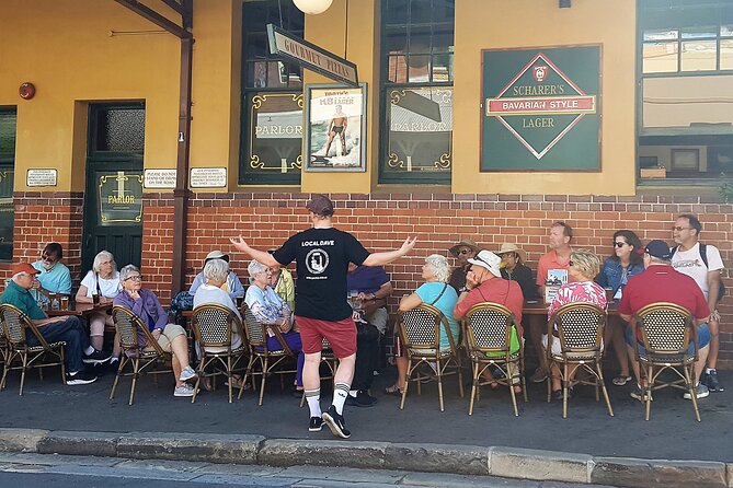 Sydney The Rocks Historical Pub Tour - Entering The Rocks at Harts Pub: the meeting point that makes sense
