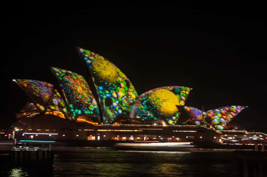Sydney: Vivid Festival of Light Harbor Cruise with Dinner - King Street Wharf 6 and Boarding: Where the Boat Actually Is