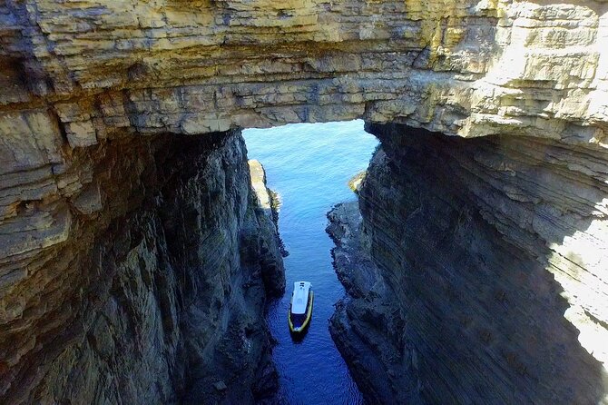 Tasman Island Cruises Day Tour from Hobart - From Franklin Wharf to the Tasman Peninsula: the morning coach