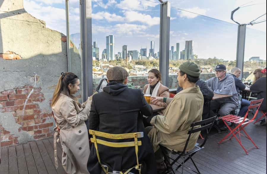 Taste of Melbourne: Local Laneways, Boroughs, Bites & Brews - The skyline coffee start at Arts Centre Melbourne