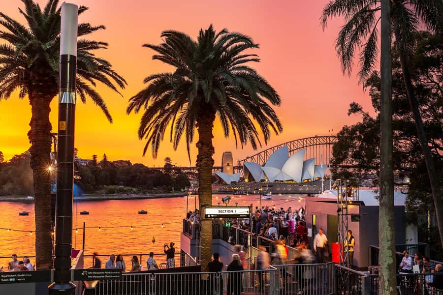 The Phantom of the Opera on Sydney Harbour Tickets - Fireworks, atmosphere, and photo timing on the harbour