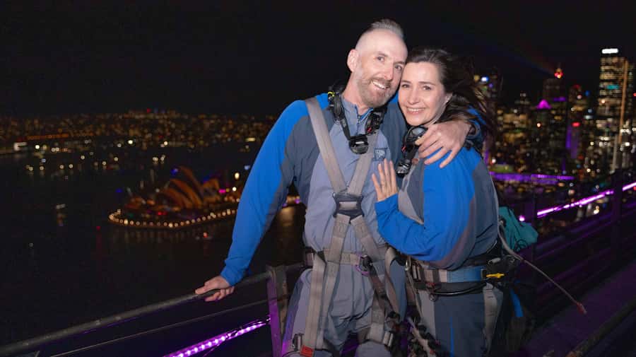 The Vivid Sydney BridgeClimb - Where the climb starts: check-in at The Rocks