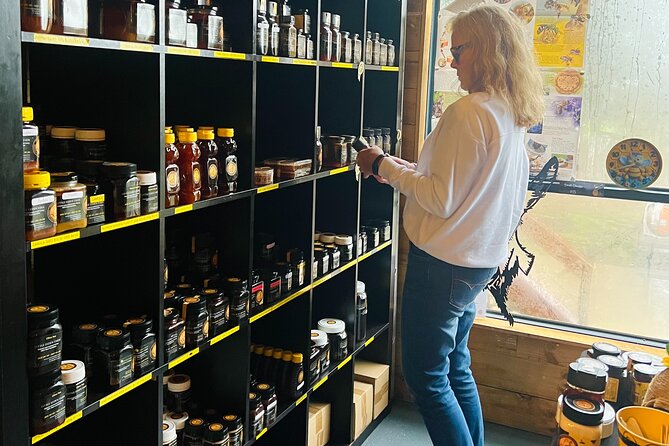 THE WHEATBELT & NEW NORCIA day tour of history, taste & nature. - Local Goat and Little Eeden Honey: cheese gelato and WA bush honey you can take home