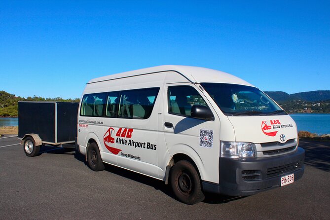 Transfer from Whitsunday Coast Airport One way - Vehicles and timing: 45 minutes to 1.5 hours, planned for comfort