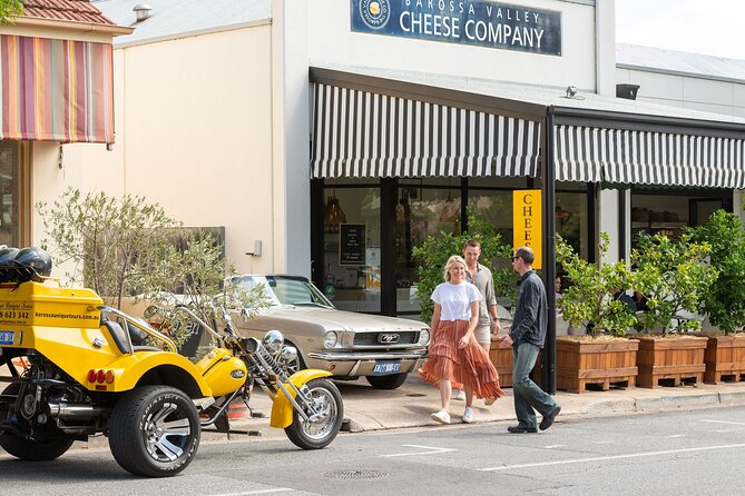 Ultimate Barossa Adventure Day Tour For 2 - Combined Mustang Convertible-Trike - Two very different ways to see the Barossa Valley