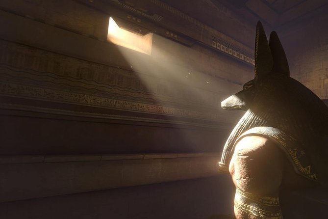 Virtual Reality Escape Room - The Pyramid of Nebka escape: the 1920s plot and the team mission