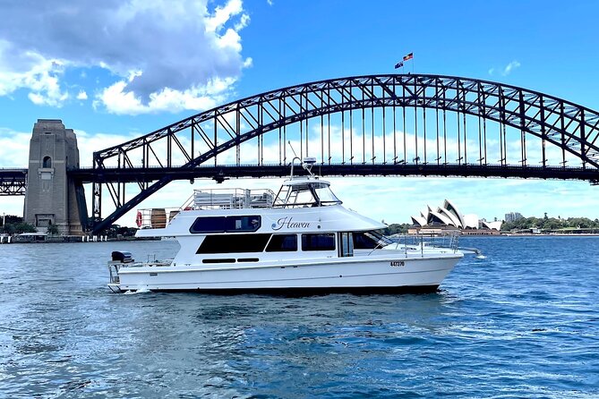 Vivid 90-Minute Sydney Harbour Intimate Catamaran Cruise with Canapes - Heaven Catamaran Layout: A Vivid Viewing Advantage
