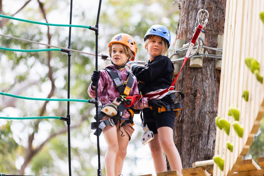 Western Sydney: Junior Tree Ropes Courses - Safety is built in, not bolted on