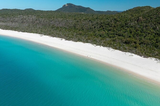 Whitehaven From Above - 30 minute Whitsunday Helicopter Tour - Whitsunday Island from above: big island energy, clear reef edges