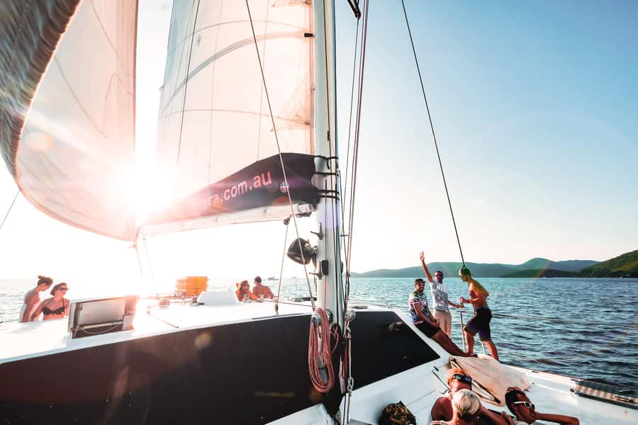 Whitsundays Sailing & Snorkelling Day Tour – All Inclusive - Getting started at Coral Sea Marina (North)